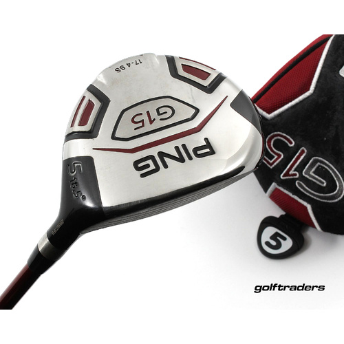 Ping G15 5 Fairway Wood 18.5º Graphite Regular Flex Cover P641