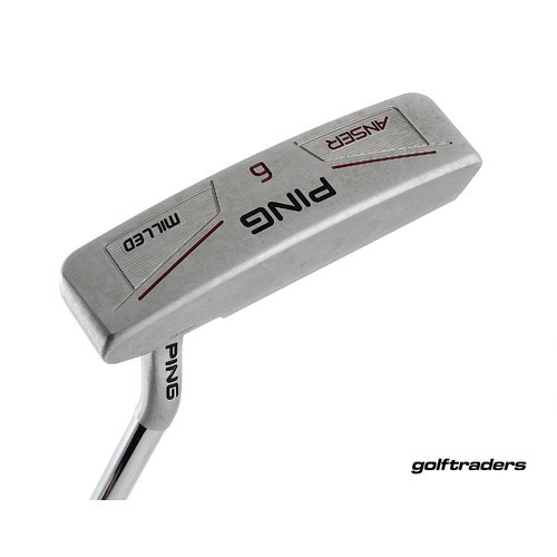 Ping Anser #6 Milled Black Dot Blade Putter 35" Steel New Grip P644