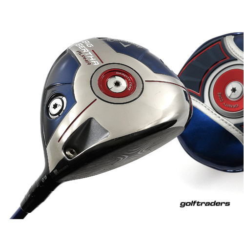 Callaway Big Bertha Alpha Driver 9º Graphite Stiff Flex Cover New Grip P704