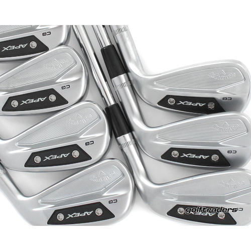 Callaway Apex Forged CB 2024 Irons 4-PW Steel Stiff Flex New Grips P744