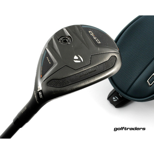 Taylormade Qi4D Max 4 Rescue Hybrid 23º Graphite Stiff Flex Cover P8