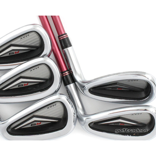 Taylormade R9 Max Irons 7-PW, SW Graphite Ladies Flex New Grips P820
