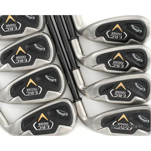 Callaway ERC Fusion Irons 5-PW, GW, SW Graphite Ladies Flex P822