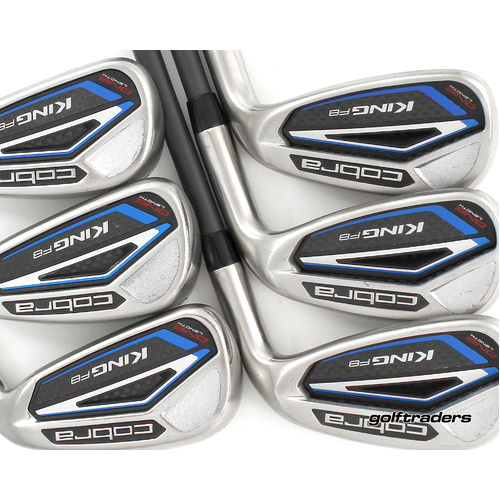 Cobra King F8 One Length Irons 5-PW Graphite Stiff Flex P824