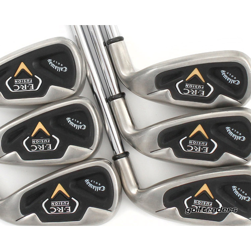 Callaway ERC Fusion Irons 5-PW Steel Regular Flex P829