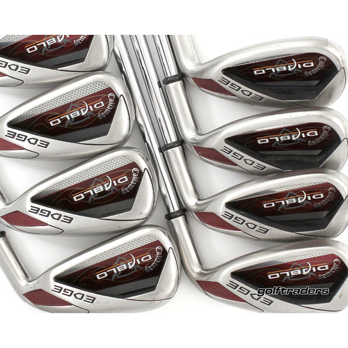 Callaway Diablo Edge Irons 5-PW, GW, SW Steel Uniflex P832