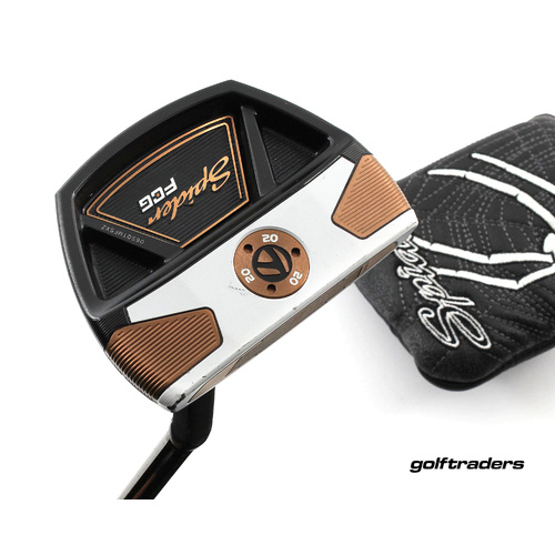 Taylormade Spider FCG Mallet Putter 33.5" Slant Steel Cover New Grip P833