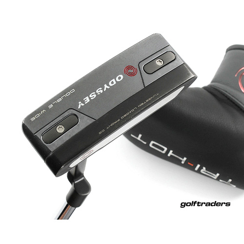 Odyssey Tri-Hot 5K Double Wide Blade Putter 34" CH Steel Cover New Grip P839