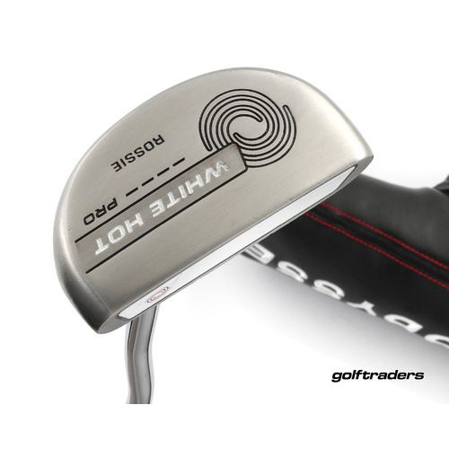 Odyssey White Hot Pro Rossie Mallet Putter 35" Steel Cover New Grip P86