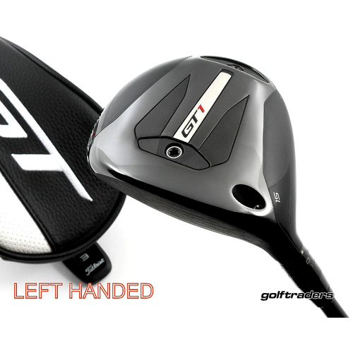 Titleist GT1 3 Wood 15º Graphite Regular Flex Cover Left Handed New Grip P894