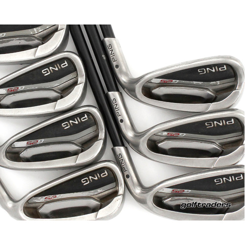 Ping G25 Black Dot Irons 4-PW Graphite Regular Flex New Grips P906