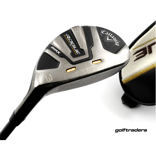 Callaway Rogue ST Max 3 Hybrid 18º Graphite Stiff Flex Cover New Grip P934