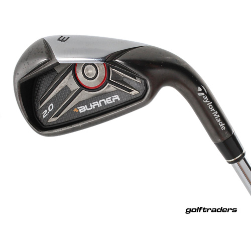 Taylormade Burner 2.0 Black 3 Iron Steel Regular Flex New Grip P942