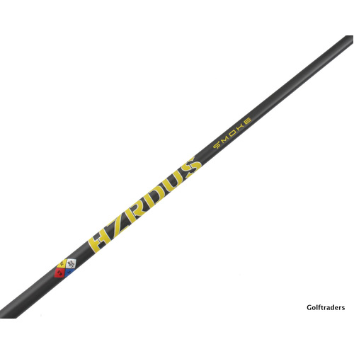 HZRDUS SMOKE YELLOW DRIVER SHAFT 75 GRAM X-STIFF + ADAPTER & GRIP NEW SH4855