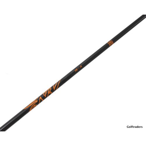 ALDILA NV 2KXV ORANGE WOOD SHAFT 70 GRAM SENIOR + ADAPTER & GRIP NEW SH5706