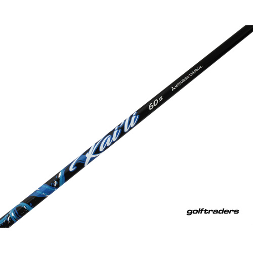 MITSUBISHI KAI'LI BLUE WOOD SHAFT 66 GRAM STIFF + ADAPTER & GRIP NEW SH5880