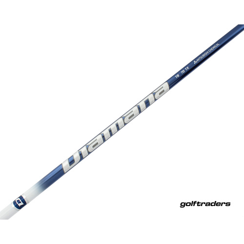 DIAMANA TB 70 WOOD SHAFT 76 GRAM TX-STIFF FLEX + ADAPTER & GRIP NEW SH5885